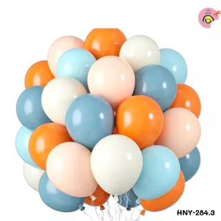 ลูกโป่งตกแต่ง 10 นิ้ว จำนวน (50 ลูก)🎈 แต่งปาร์ตี้ งานวันเกิด ฟีลอบอุ่นน่ารัก ✨ HNY-284