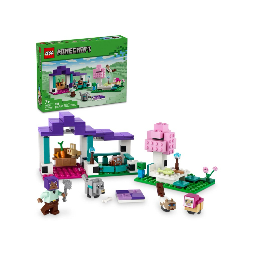 LEGO Minecraft 21253 The Animal Sanctuary ของแท้