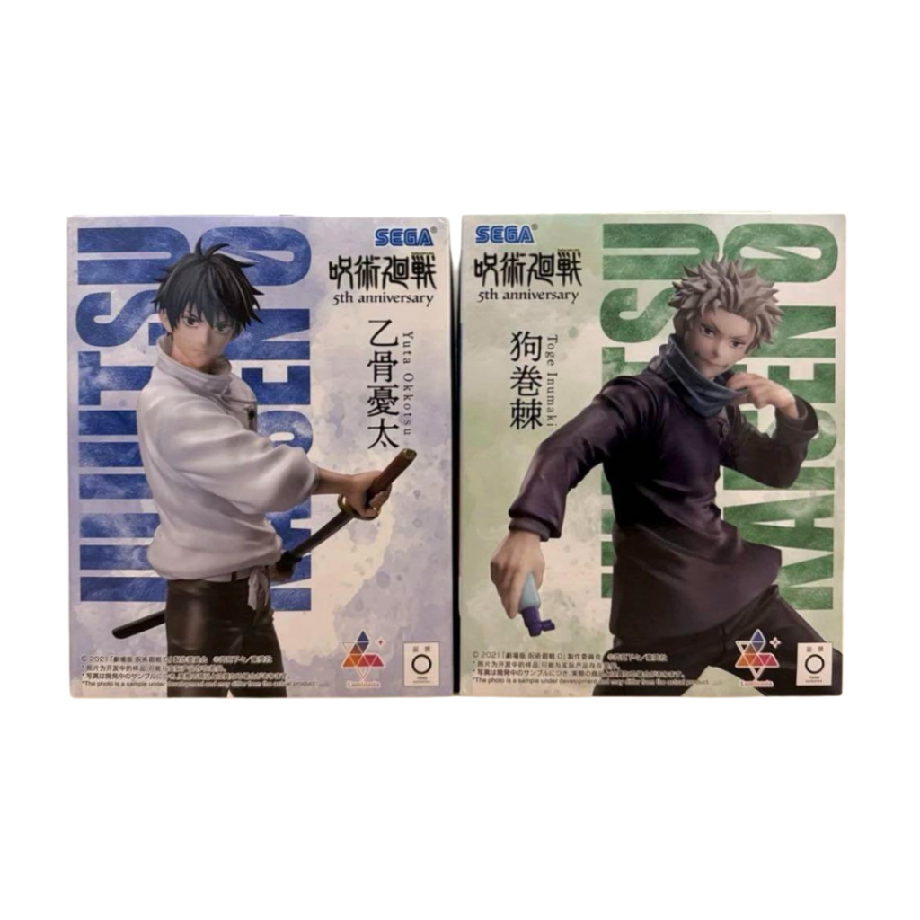 Sega Jujutsu Kaisen 5th Anniversary Luminasta Okkotsu Yuta Inumaki Toge Figure Japan Gojo Satoru