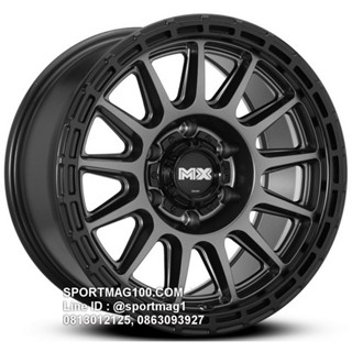 ล้อแม็กซ์ Lenso MX Dinero ขอบ17นิ้ว 6รู139.7 สีเทาขอบดำ กว้า…
