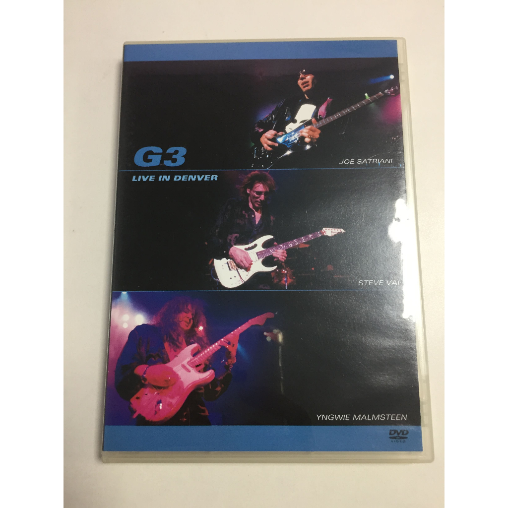 DVD สากล  G3: Live in Denver  สภาพตามรูปปก A1314