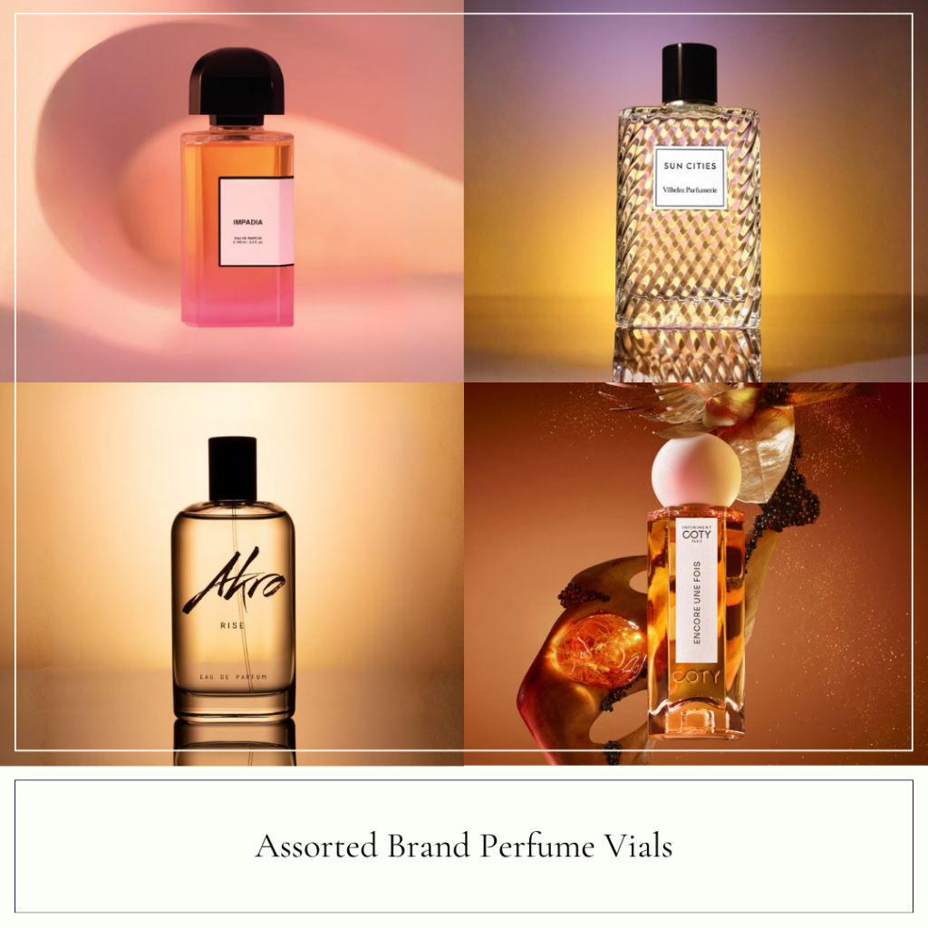Assorted Perfume Vials รวมหลายแบรนด์  Mizensir, Goldfield & Banks, Vilhelm,  Akro , Bdk, Maison Tahi