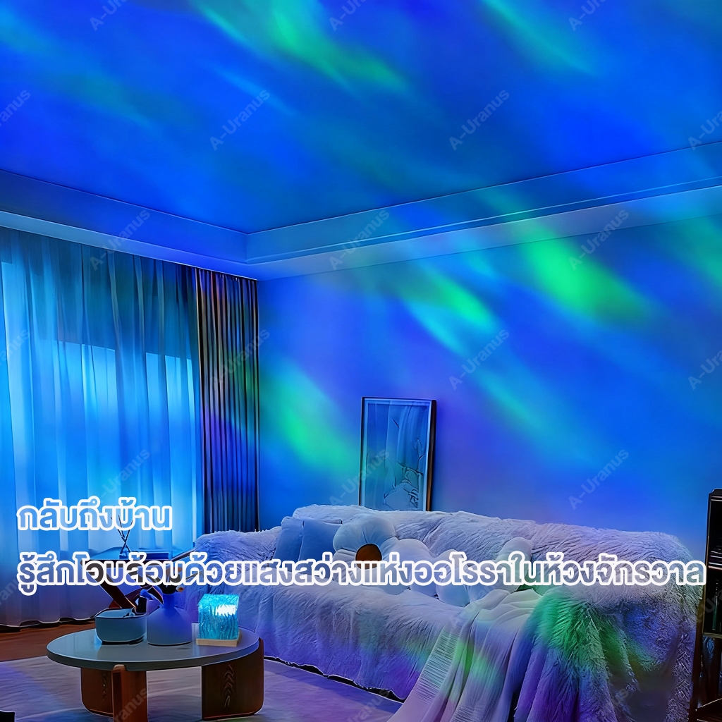 โคมไฟตั้งโต๊ะ LED ลายคลื่นน้ํา เปลี่ยนสีได้ โรแมนติก แฟชั่น สําหรับตกแต่งบ้าน 16 สี โคมไฟรูปน้ํา ตกแต่งห้อง โคมไฟคริสตัล รูปที่ 8