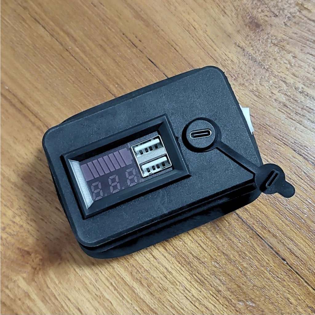 อะแดปเตอร์สำหรับแบต Makita  & Tanzu  มีไฟบอกระดับแบต + Type C // P - รูปที่ 3