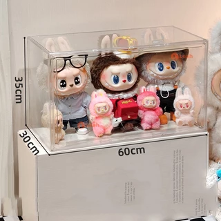 กล่องเก็บของลาบูบู ขนาดใหญ่พิเศษ ตู้เก็บของป๊อปมาร์ท 60ซม. สามารถใส่ตุ๊กตาซิโมโมได้