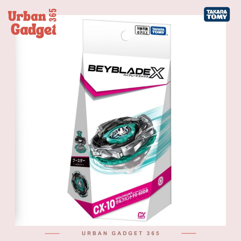 [Pre-Order] 🐺 BEYBLADE X : CX-10 Booster Wolf Hunt F 0-60 DB | ของแท้ 100% Takara Tomy
