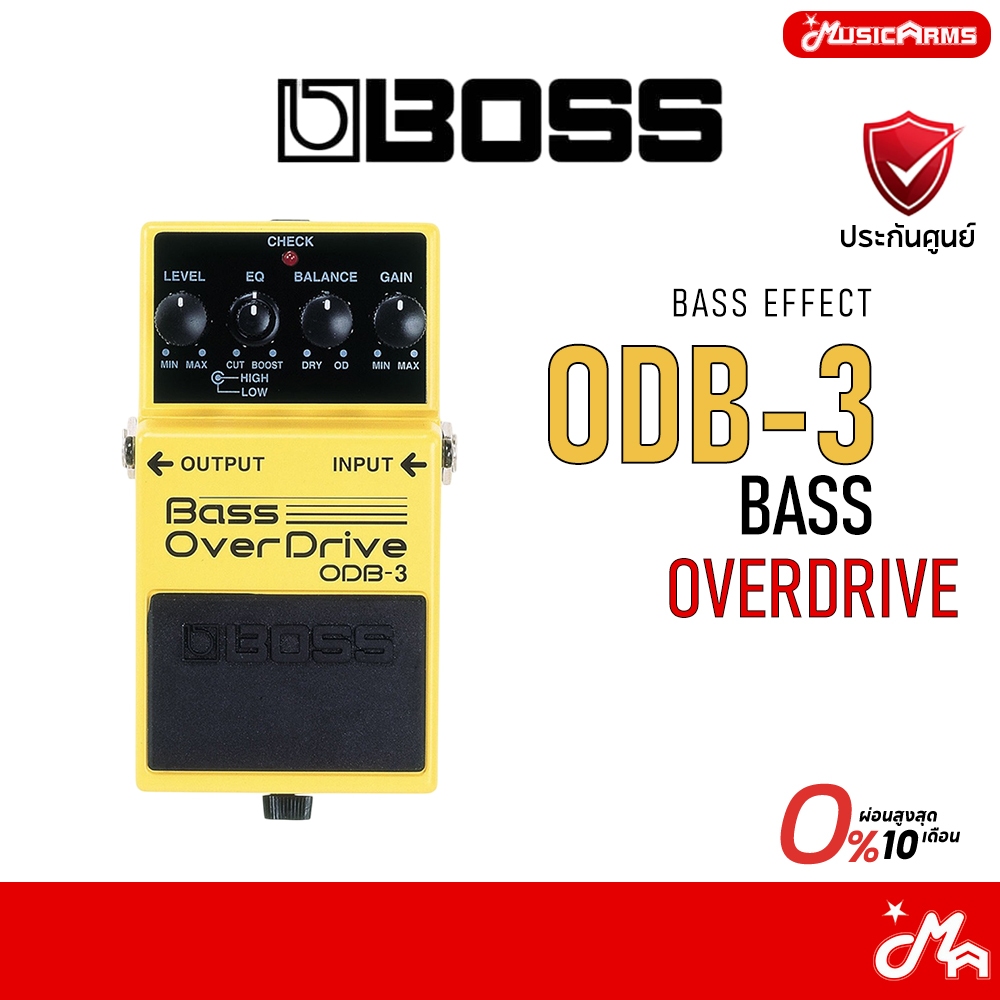 Boss ODB-3 Bass Overdrive เอฟเฟคเบส Bass Effect