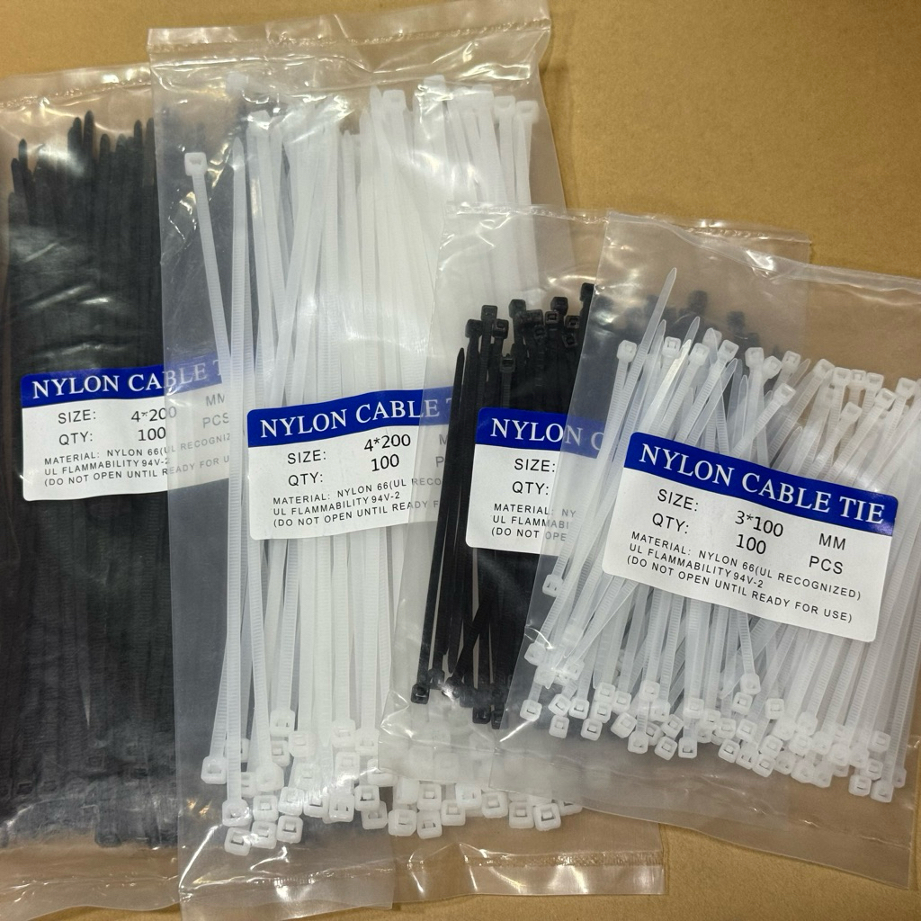 สายรัดเคเบิ้ลไทร์ NYLON CABLE TIE  ความยาว100มม-300มม