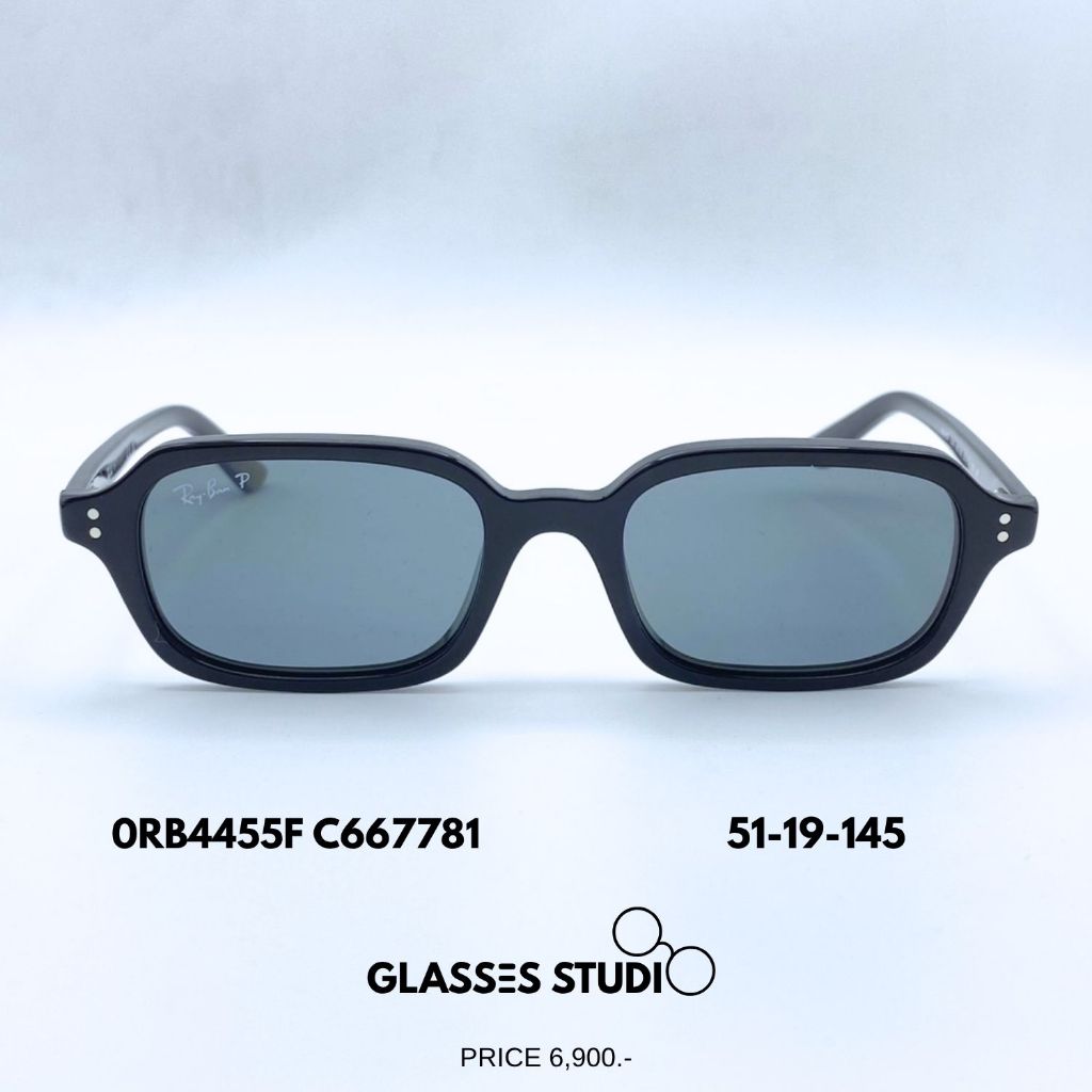 กรอบแว่นตา Ray Ban ของแท้ 100% 0RB4455F (สีดำ)