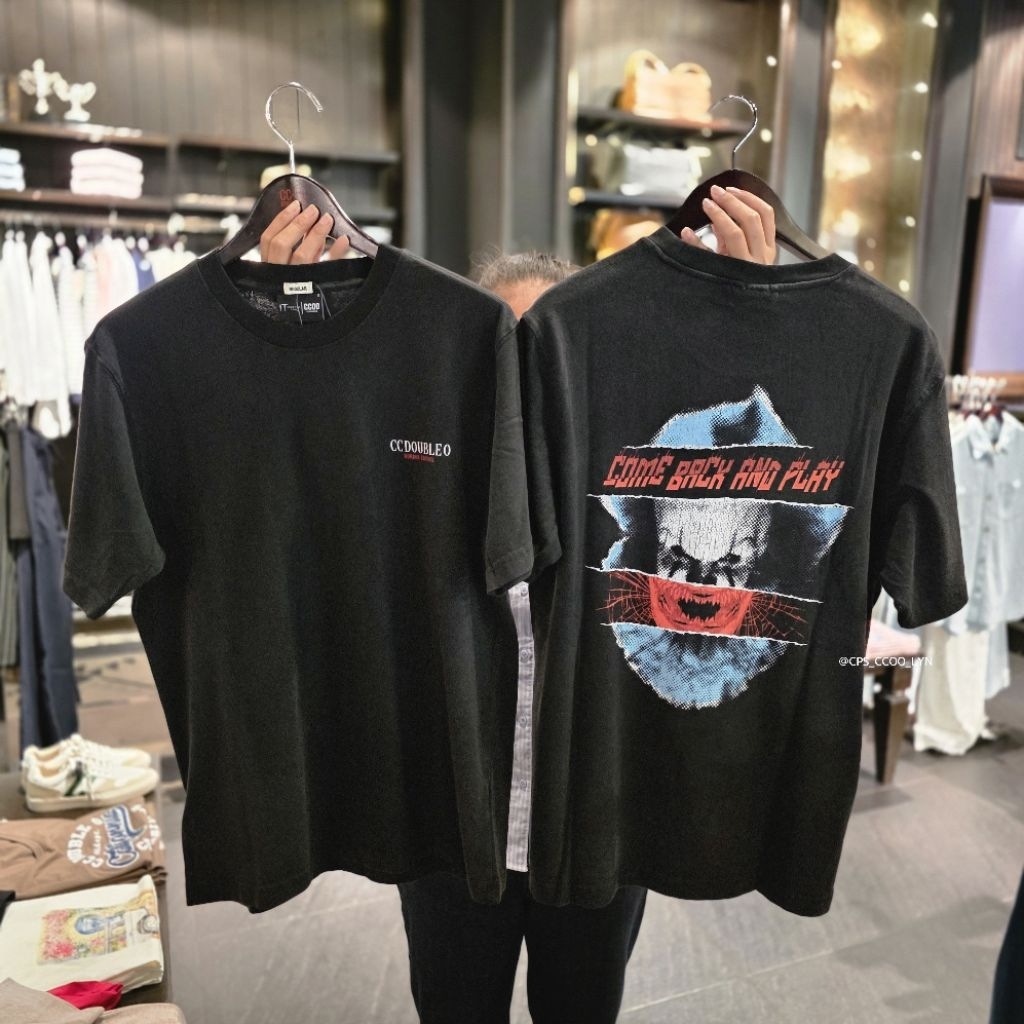 🛍 เสื้อยืด CC DOUBLE O CCOO ผู้ชาย คอลใหม่ล่าสุด ของแท้💯% จัดส่งพร้อมถุงShop