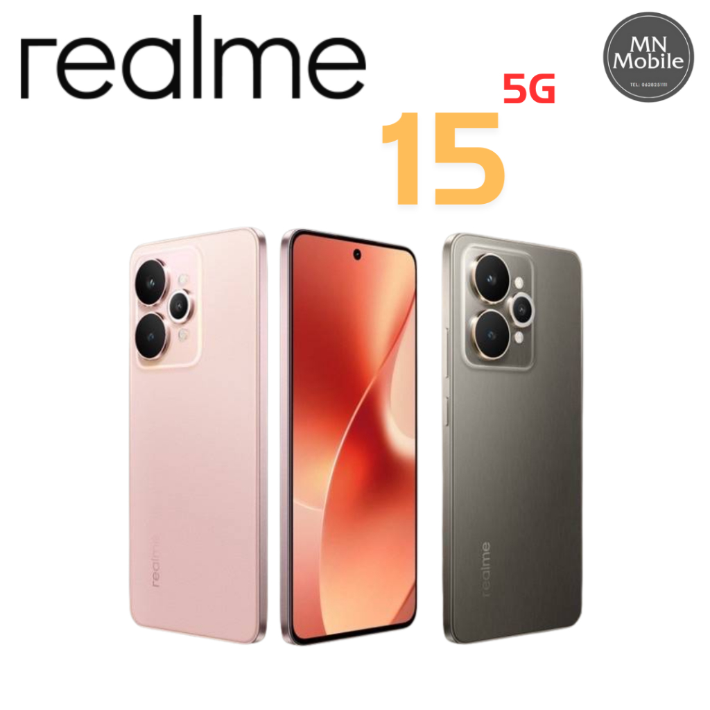 Realme 15 5G ความจุ 12GB+256GB |แถมฟรี กระเป๋าแบ็คแพ็ค | สินค้าจำเป็นต้องแกะเพื่อ Activate เครื่อง