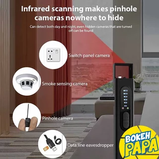 X13 เครื่องตรวจจับ กล้องแอบถ่าย / เครื่องตรวจจับ GPS Detector / เครื่องป้องกันการดักฟัง / Hidden Camera Detector Scanner