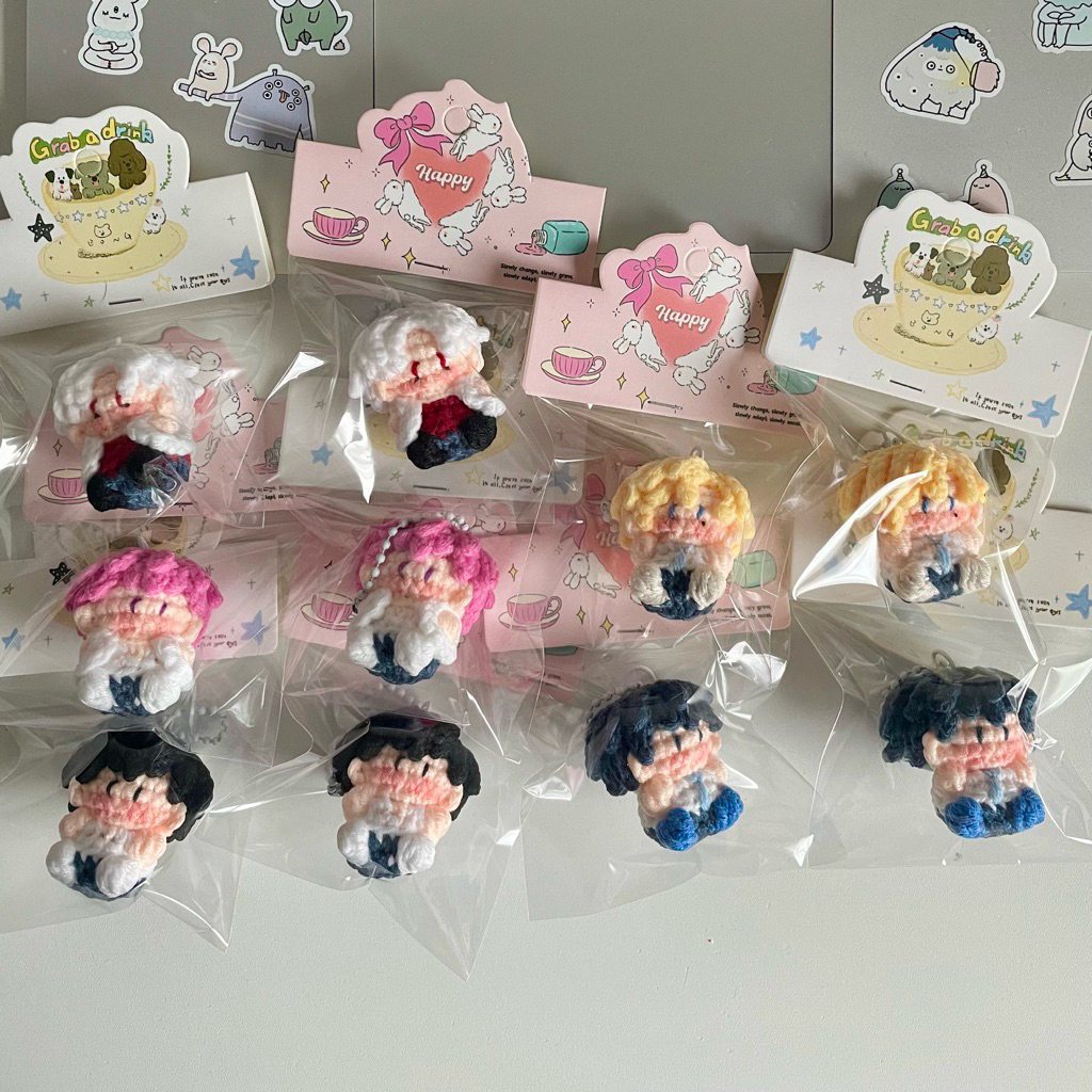 fav.jellyfish | [อ่านก่อนสั่ง🌀🍀]พวงกุญแจสั่งทำตัวละคร🎡🏟️✨ | Customized keychain! 4 cm