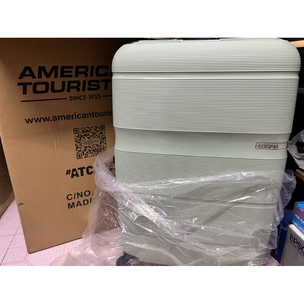 [✨ยังไม่ใช้งาน]ส่งต่อ American Tourister 28 นิ้ว กระเป๋าเดินทางล้อลาก รุ่น LINEX SPINNER 77/28 TSA A