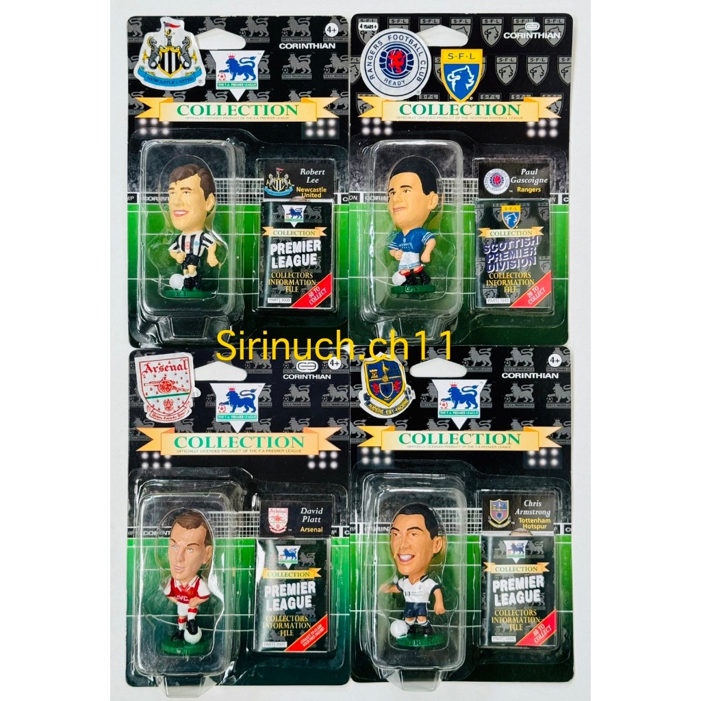 โมเดลนักฟุตบอล  Corinthian Prostars  Premier League 4 ตัว