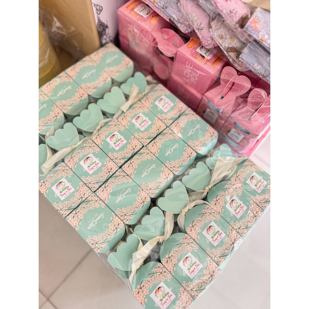 ของชำร่วยผ้าเช็ดหน้า ส่ง10.8 บาท แพคกล่องสวย ของชำร่วยงานแต่ง ผ้าขนหนูของชำร่วย - รูปที่ 6