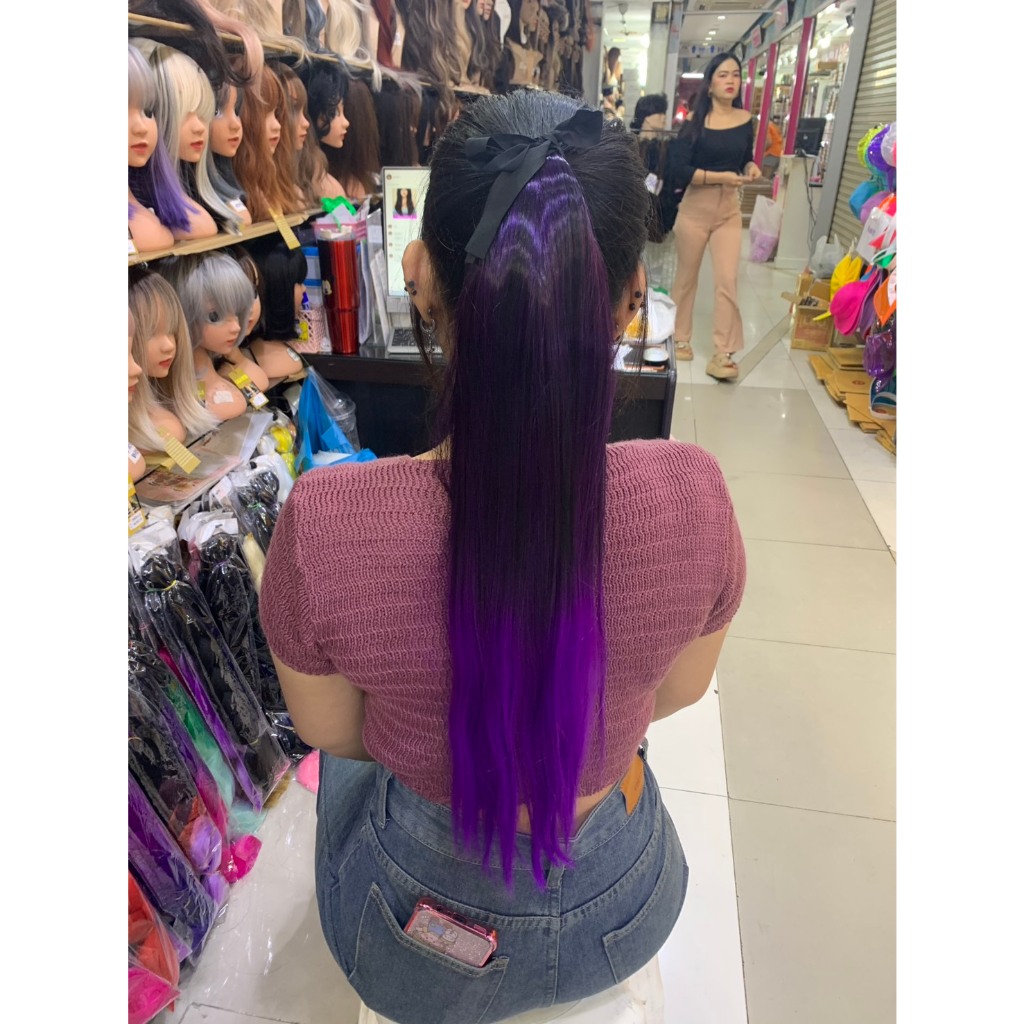 วิกผม หางม้าผูก hairpiece  หางม้าผูกสีสี สินค้าส่งในไทย - รูปที่ 5