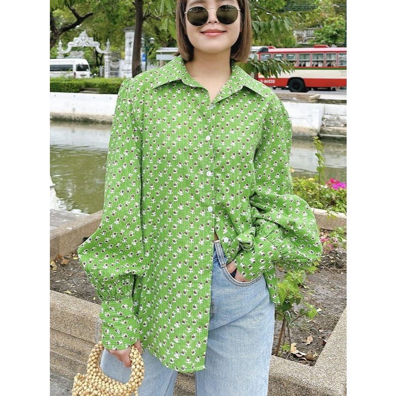 AMCORNER🌼🌼BALLOON SHIRT🌼🌼 ผ้า cotton อินเดีย เนื้อนุ่ม ใส่สบาย