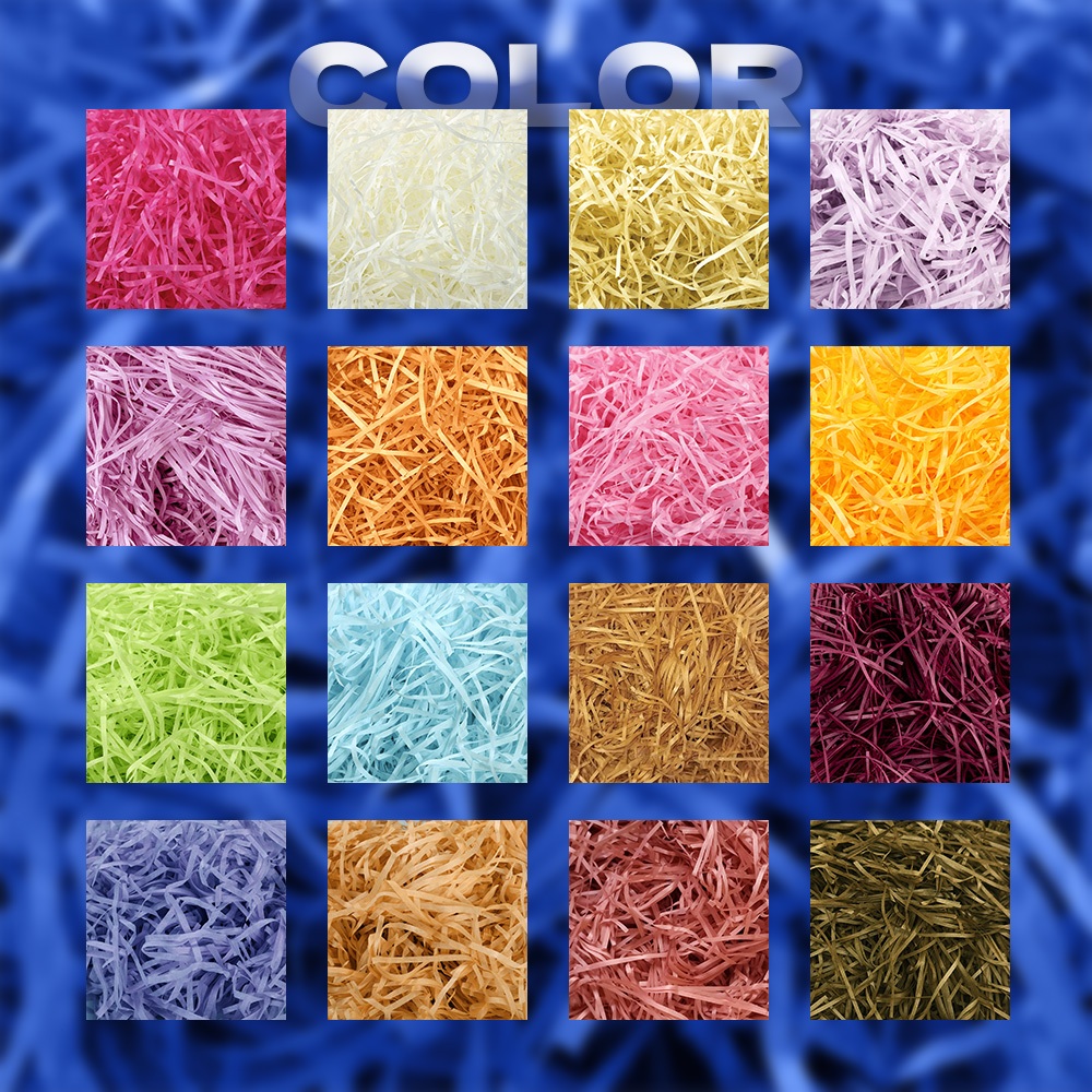 ERORO กระดาษฝอย 500กรัม เส้นเล็ก นุ่มฟู กระดาษหั่นฝอย ตกแต่งกล่องของขวัญ กันกระแทก - รูปที่ 5