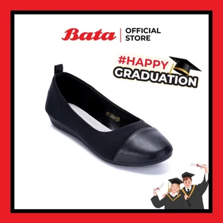 Bata บาจา รองเท้าแพลตฟอร์ม คัทชูส้นแบน แบบสวม รองรับน้ำหนักเท้าได้ดี สวมใส่ง่าย สำหรับผู้หญิง รุ่น Beverly สีดำ 5516664
