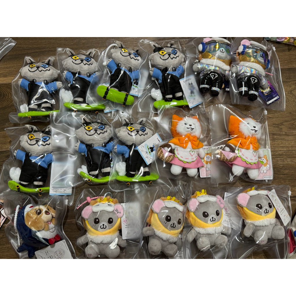พร้อมส่ง สินค้า GMMTV DOLL KEYCHAIN LYKYOU MUVMUV KHUNNOO