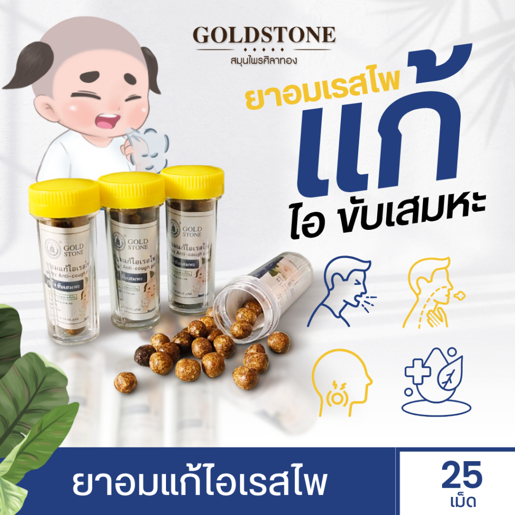 ยาอมแก้ไอเรสไพ แก้ไอ ขับเสมหะ ทำให้ชุ่มคอ