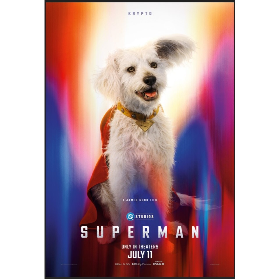 โปสเตอร์ภาพยนตร์ Superman (2025) - Krypto The Superdog