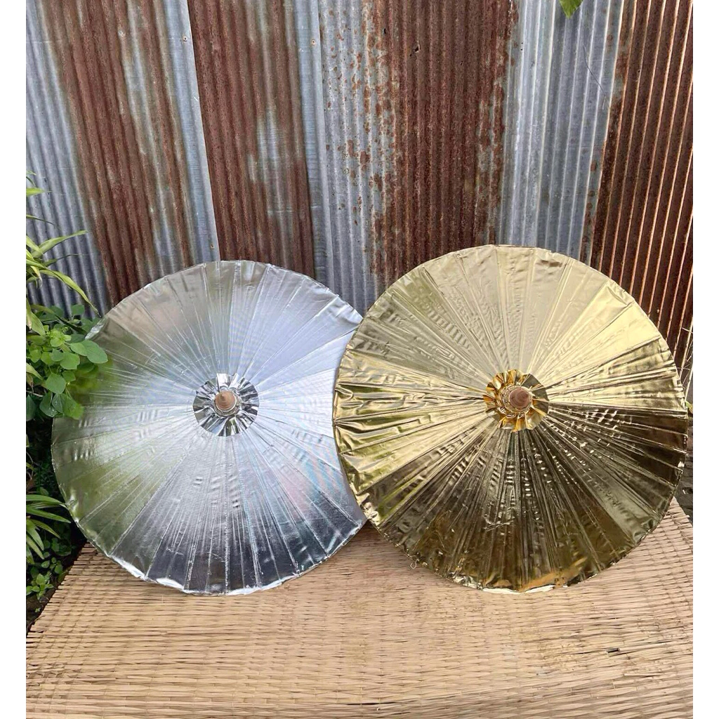 ร่มบ่อสร้างเชียงใหม่ สีทอง สีเงิน thumbnail 3