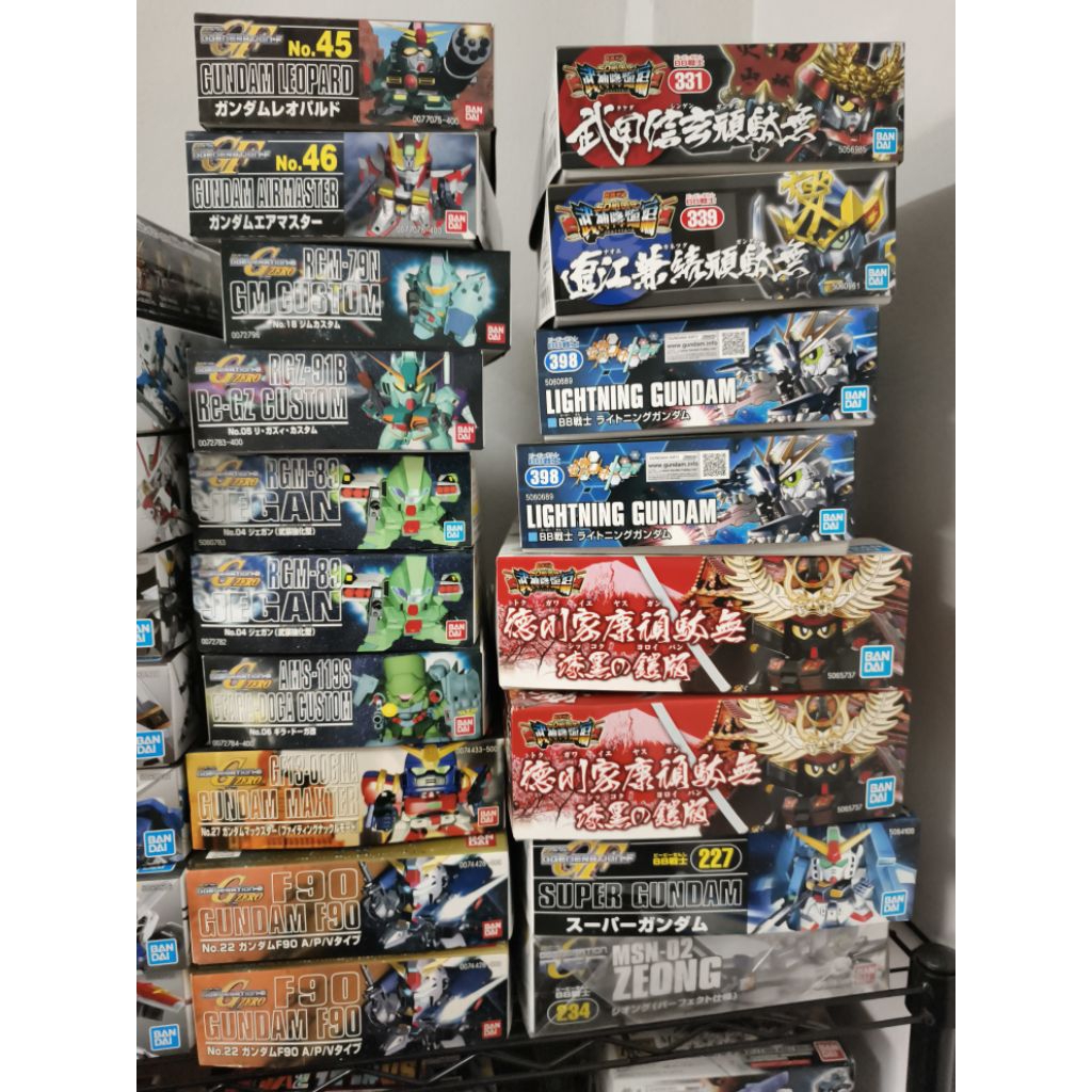 🇹🇭มือ1กล่องสภาพดี All SD GGeneration,BB Gundam
