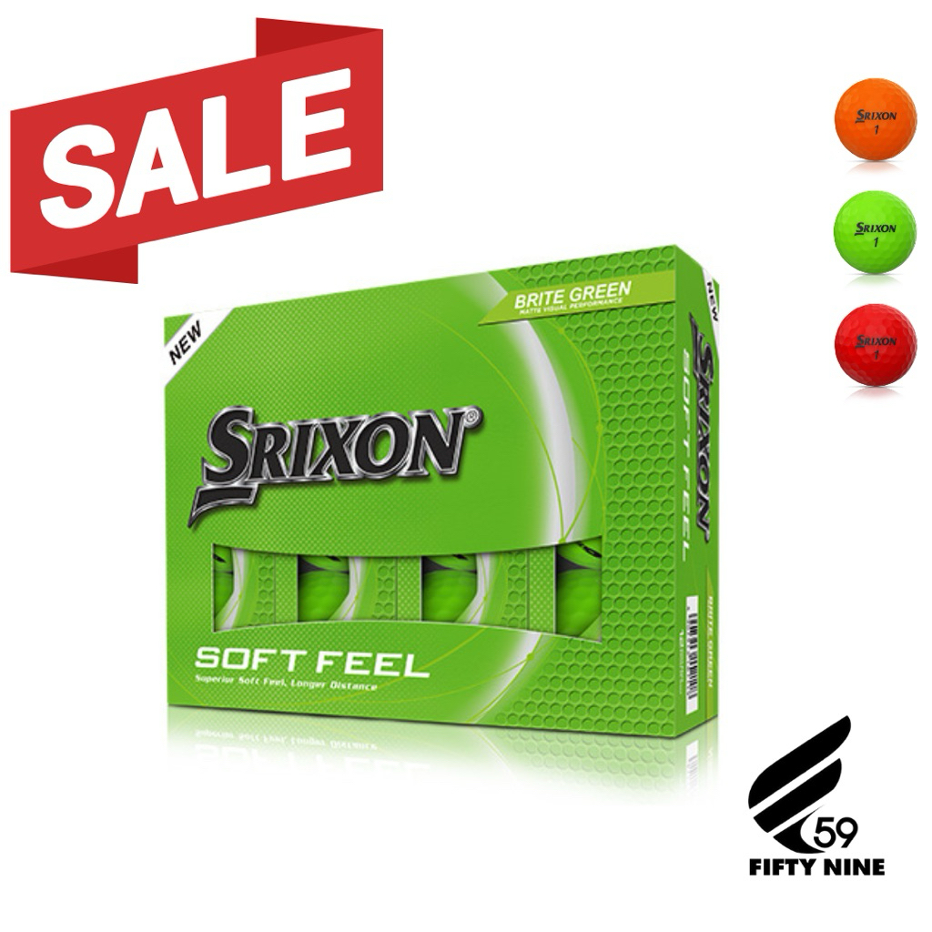 Srixon SOFT FEEL BRITE // ลูกกอล์ฟซิกซอน // SF-FEEL