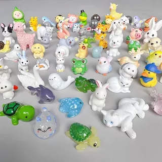 สินค้าพร้อมส่ง! ชุดของเล่นโมเดลสัตว์เหมือนจริง 40 ชิ้น ของขวัญสำหรับเด็ก บรรจุแยกชิ้นแบบสุ่ม