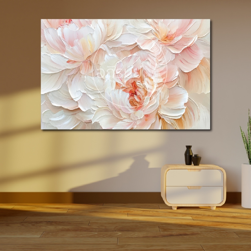 Flora Vintage V3-ภาพแต่งบ้านกรอบลอย ภาพพิมพ์แคนวาสขึงเฟรมไม้ - รูปที่ 4