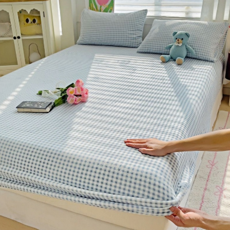 ลายสก๊อต ผ้าปูที่นอน ผ้าปู หนา อบอุ่น 3ฟุต/4ฟุต/5ฟุต/6ฟุต  ป้องกันไฟฟ้าสถิต ไม่ลื่น สำหรับฤดูหนาว - รูปที่ 7