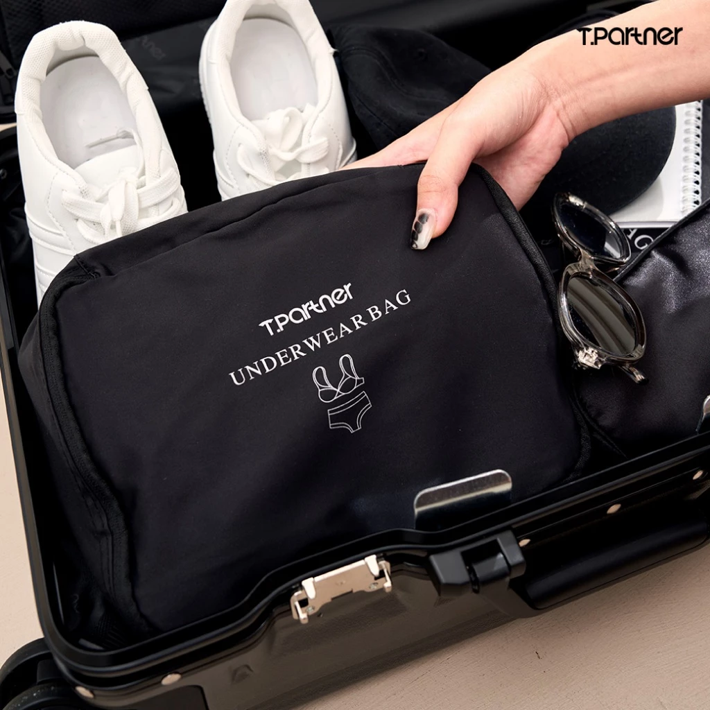 Tpartner  กระเป๋าจัดระเบียบ Organize Bag เซ็ต 6 ชิ้น ผู้ช่วยจัดกระเป๋าเดินทาง คุณภาพพรีเมียม ดีไซน์เรียบง่าย thumbnail 10