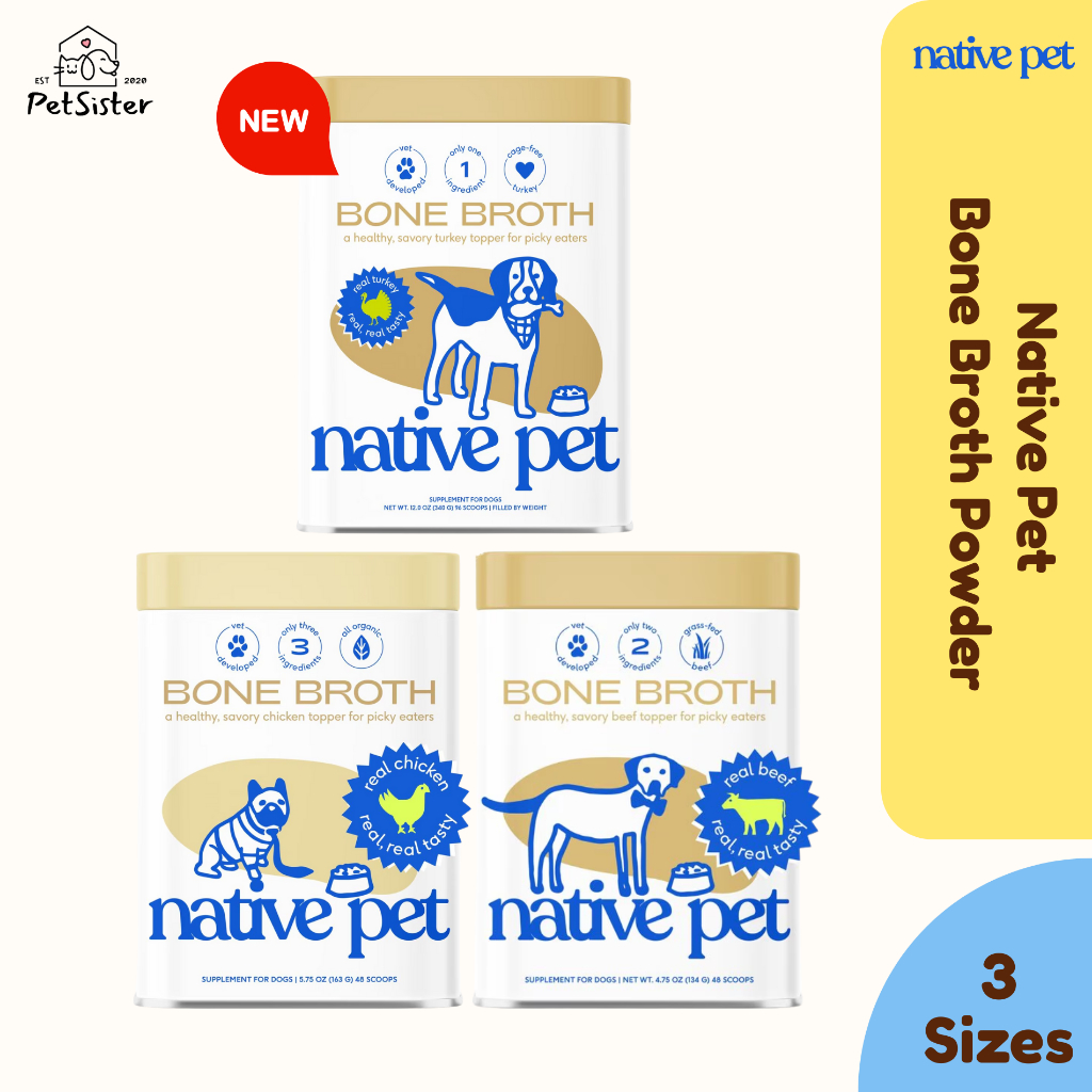 🐶 Native Pet Bone Broth Powder ผงน้ำซุปเกรดพรีเมี่ยม x Petsister