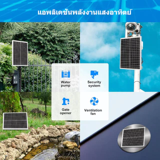 แผงโซล่าเซลล์ 12V (150W-500W) Solar Cell พลังงานแสงอาทิตย์ Solar Cell Panel Waterproof เฉพาะแผงโซล่าเซลล์