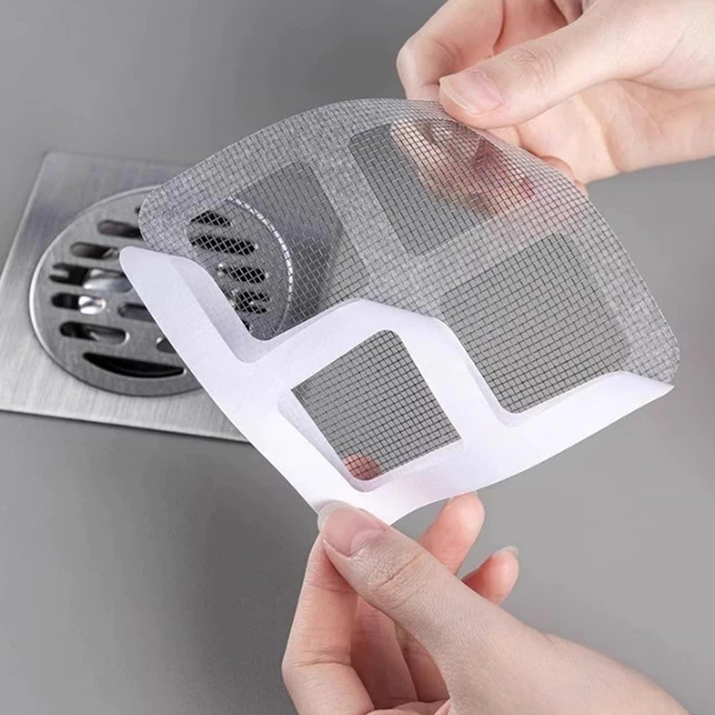 แผ่นแปะฝาท่อ ใช้งานง่ายแค่ติดบริเวณปากท่อ กันแมลงและเส้นผมลงท่อ A30 - รูปที่ 3