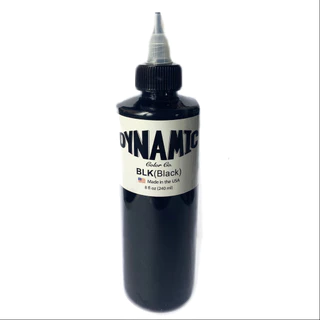 หมึกสัก สีดำที่สุด Triple Black (TBK) แท้ สีดำ Black (BLK) สีขาว (WD) ของแท้ Dynamic 1,2,4 & 8 OZ