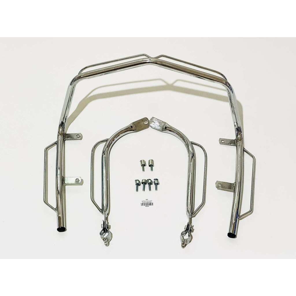 ชุดกันชน+ขาดามแฮนด์ scoopy i เหล็กชุบ  B47