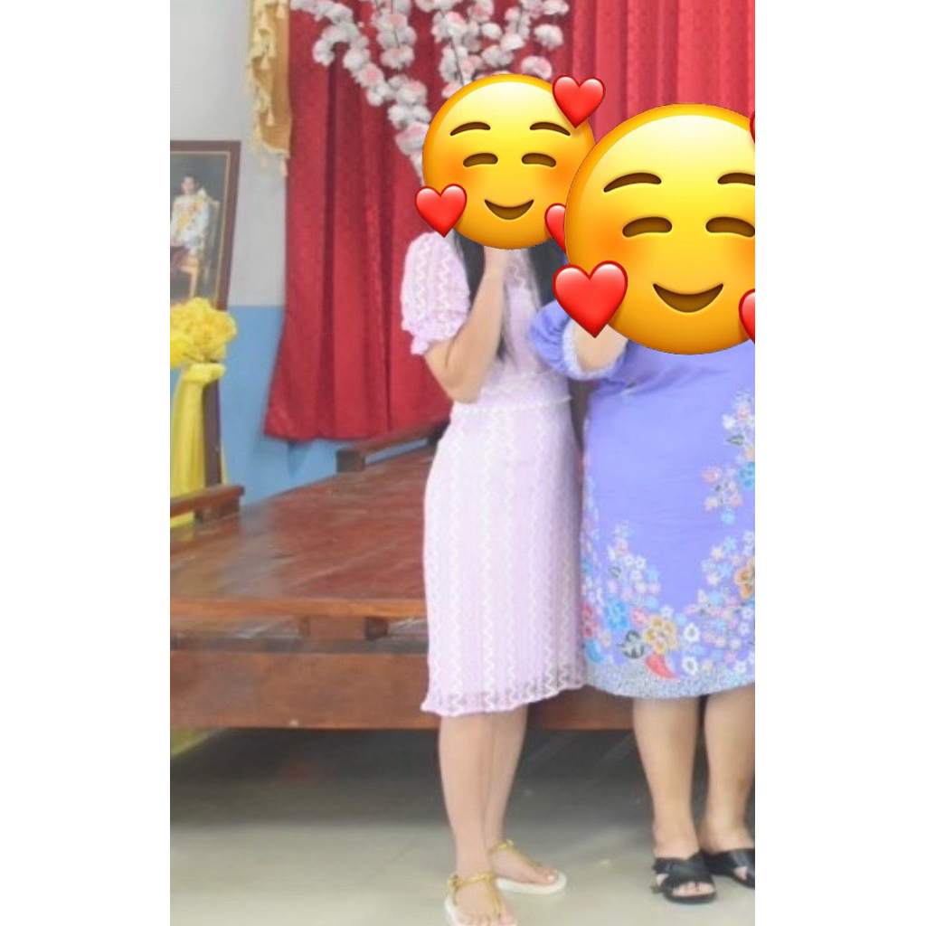 เดรสสีแดงลูกไม้ทั้งตัว ป้าย just girlie ไซร้ s