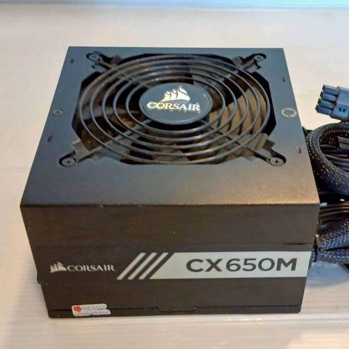 PSU (อุปกรณ์จ่ายไฟ) CORSAIR 650W CX650M 80 PLUS BRONZE