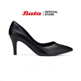Bata บาจา รองเท้าส้นสูงผู้หญิง รองเท้าลำลอง คัทชู หัวแหลม เก็บเท้า สูง 3 นิ้ว สวยงาม รุ่น Ginevera สีดำ 7516603