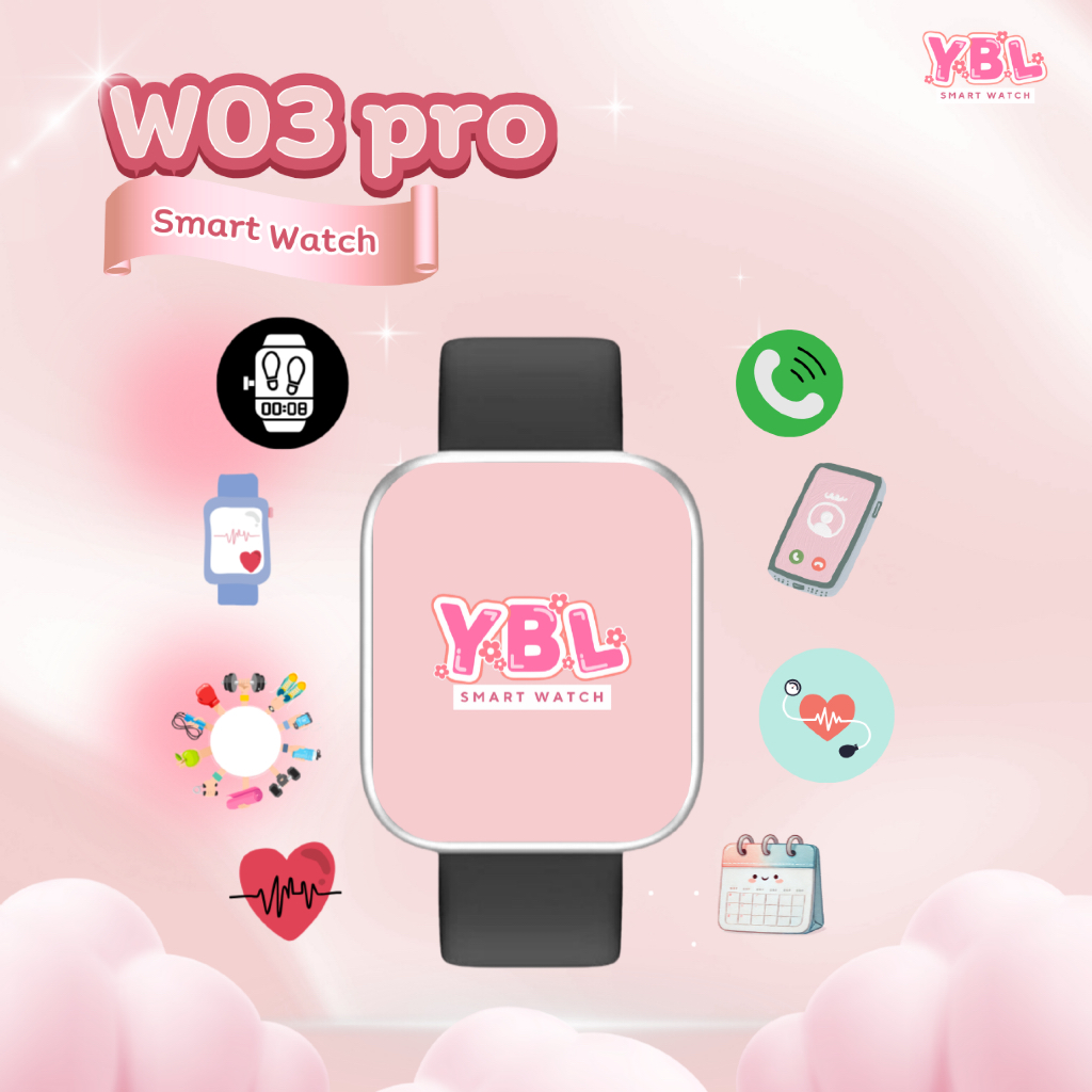 Smart  watch  Wo3pro กันน้ำได้ในระดับ IP68