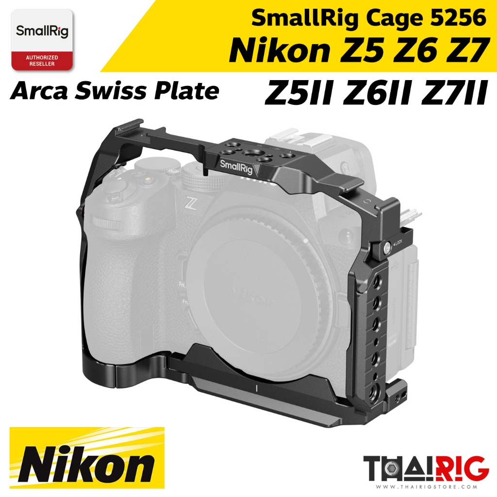📌ส่งจากไทย📦 SmallRig Nikon Z5 Z6 Z7 / Z5II Z6II Z7II Cage 5257 ฐานแบบ Arca Swiss