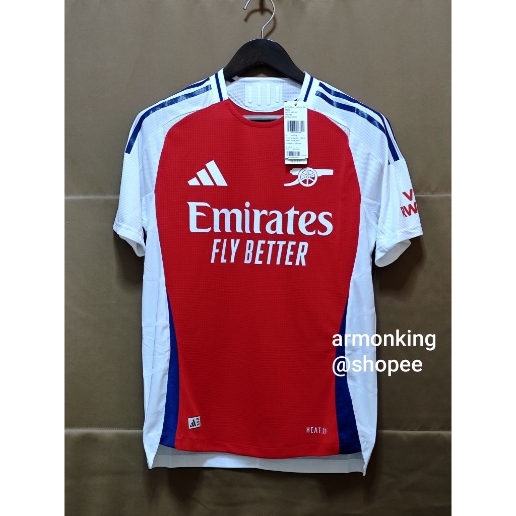 แท้💯 เกรดนักเตะ (Player) 🔴🔵 เสื้อฟุตบอล อาร์เซนอล Arsenal 2024/25 Home Jersey IT6140 เสื้อบอล