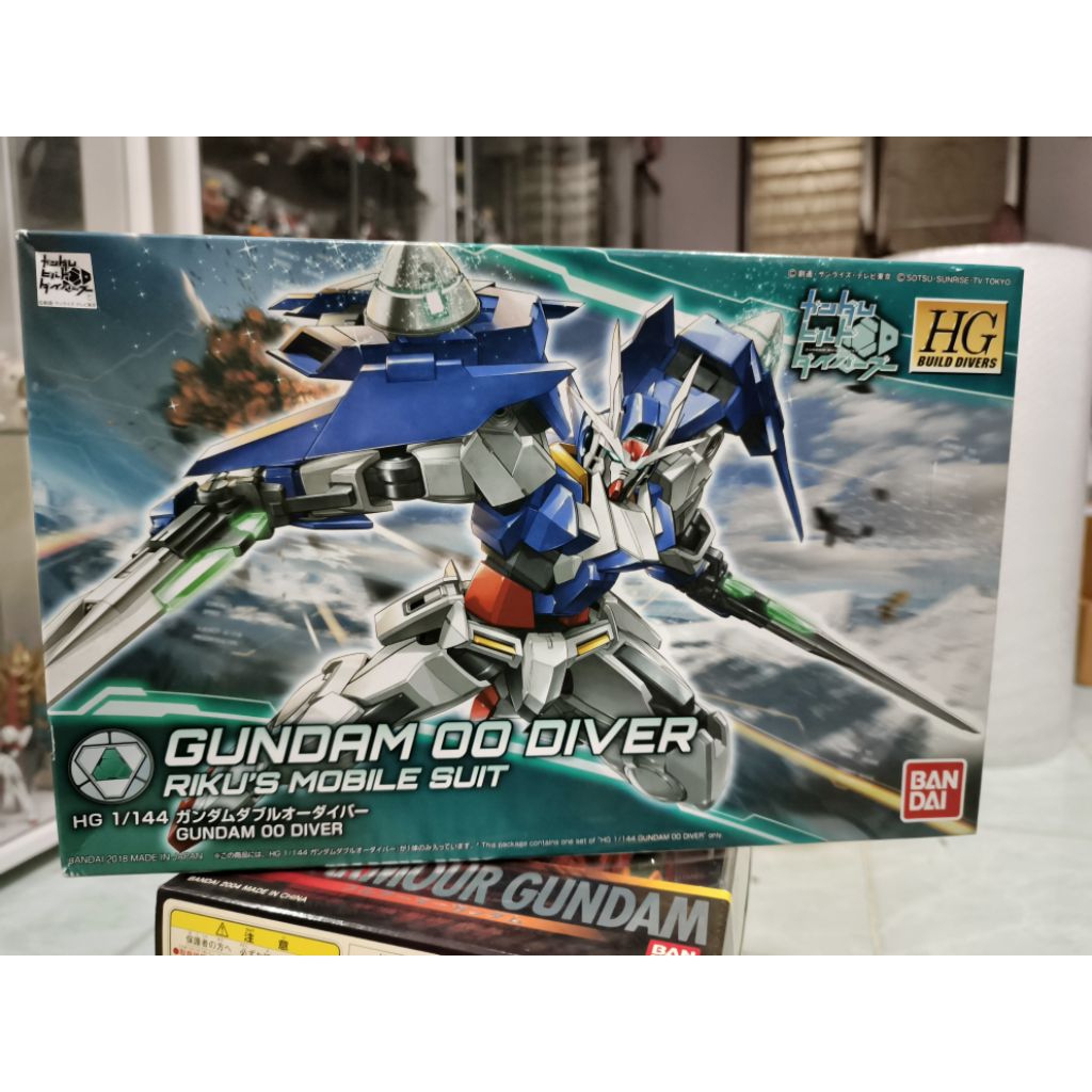 🇹🇭มือ1พร้อมส่ง กล่องไม่สวย Gundam 00 Diver (HGBD)​