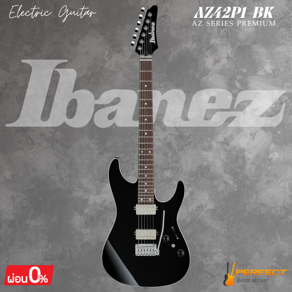 กีตาร์ไฟฟ้า Ibanez AZ42P1-BK Electric Guitar * กรุณาสอบถามก่อนสั่งซื้อ *