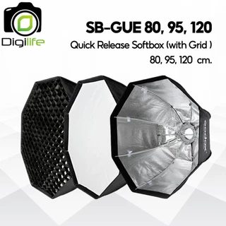 Godox Softbox SB-GUE 80, SB-GUE 95, SB-GUE 120 cm. Quick Release Octa Softbox - With Grid - Bowen Mount