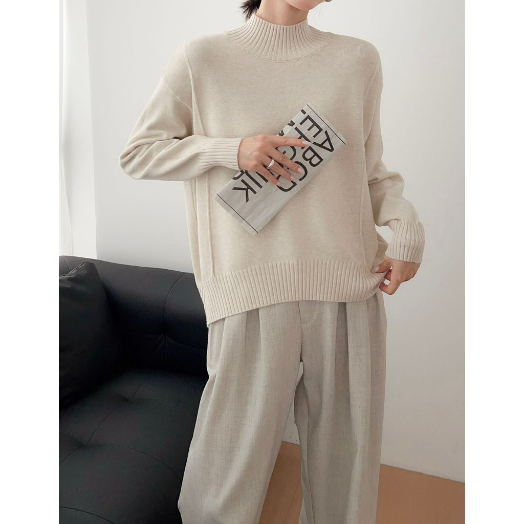 CHERRYMU รุ่น CS232 เสื้อสเวตเตอร์ไหมพรมแขนยาว