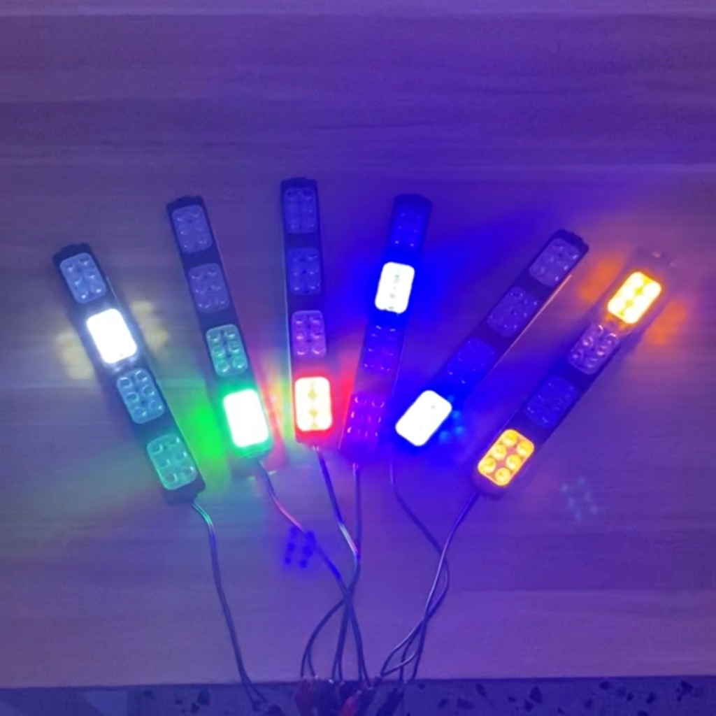 ไฟ LED กระพริบแรงดันต่ำสีแดง น้ำเงิน เขียว ขาว และเหลือง สำหรับรถจักรยานยนต์ รถยนต์ และรถบรรทุก1ชิ้น ราคา ถูกที่สุด ดีลบีเคเค แกลเลอรีภาพที่ 4